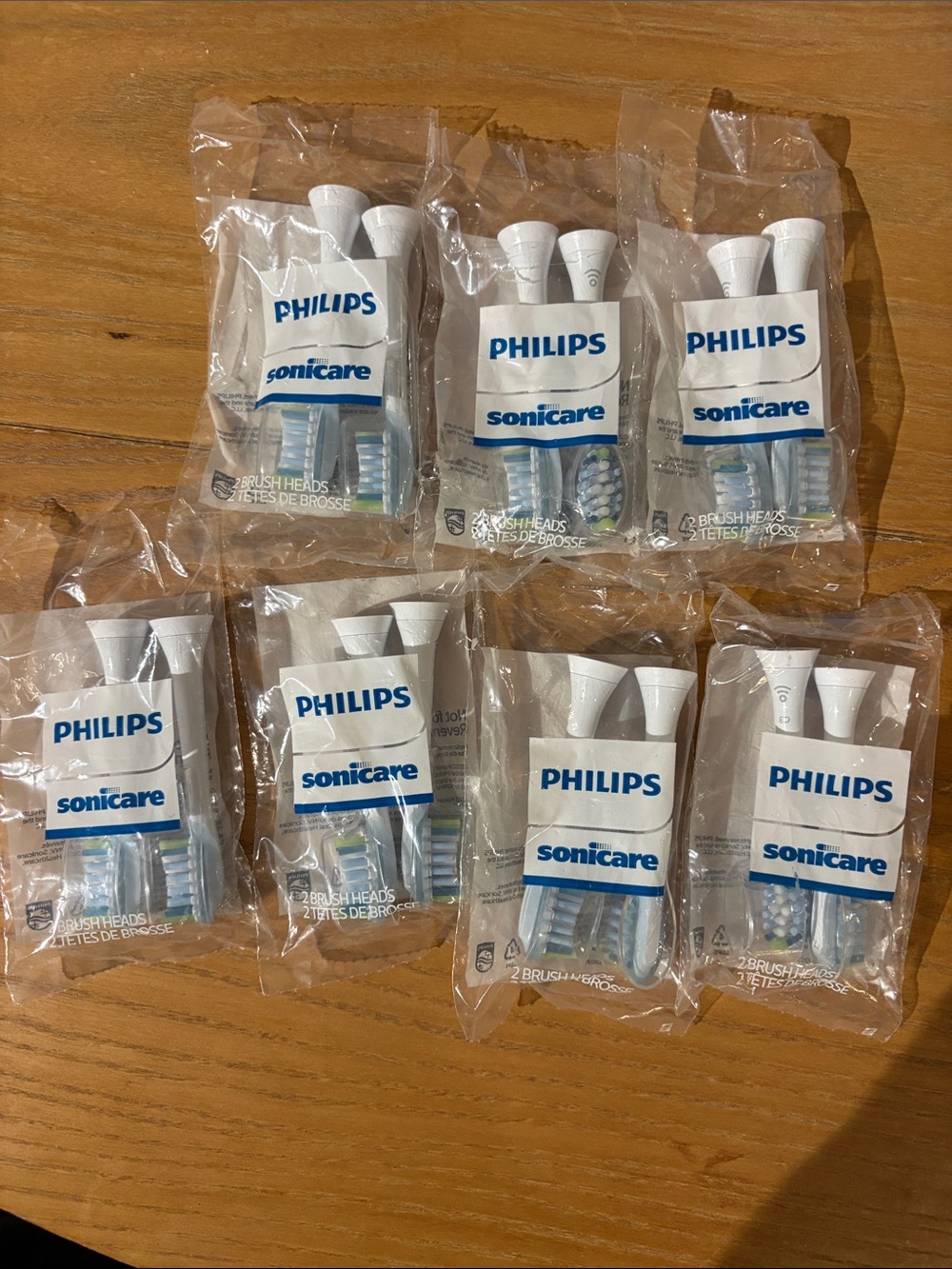 14 count Philips Sonicare C3 Two in one Replacement Toothbrush Heads